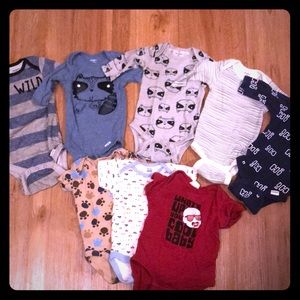 8 onesies 3-6 months brand new